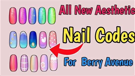 codes on berry avenue|nail codes on berry avenue.